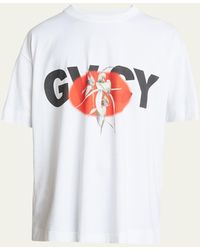 Givenchy - Jersey 4g Bird Of Paradise T-shirt - Lyst