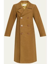 6397 - Long Double-Breasted Peacoat - Lyst
