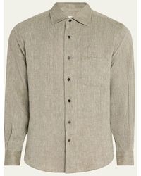 Loro Piana - Andre Summer Linen Casual Button-Down Shirt - Lyst