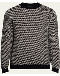 Iris Von Arnim - Deary Bicolor Cashmere Crewneck Sweater - Lyst