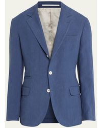 Brunello Cucinelli - Solid Linen Suit - Lyst
