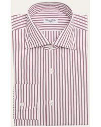 Cesare Attolini - Cotton Stripe Dress Shirt - Lyst