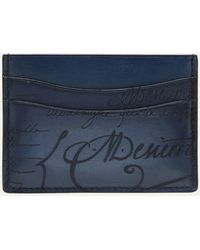 Berluti - Bambou Scritto Leather Card Holder - Lyst