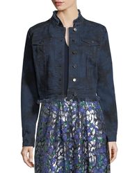 tahari jean jacket