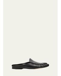 Vince - Tevin Leather Loafer Mules - Lyst