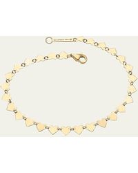 Lana Jewelry - 14k Gold Laser Heart Chain Bracelet - Lyst