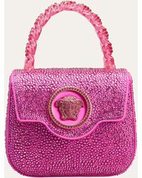 Versace - La Medusa Mini Top Handle Bag - Lyst