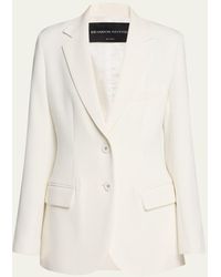 Brandon Maxwell - Single-breasted Blazer Jacket With Slightly Boxy Fit - Lyst