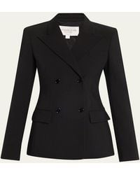 Michael Kors - Double-Breasted Blazer Jacket - Lyst