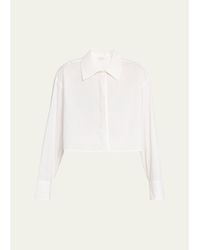 A.L.C. - Maude Cropped Button-Front Top - Lyst