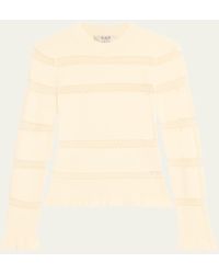 Sea - Devon Long-Sleeve Knit Top - Lyst