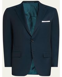 Kiton - Wool Micro-Herringbone Two-Piece Suit - Lyst