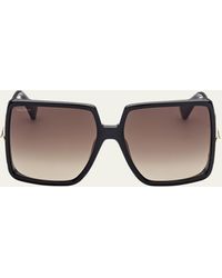 Max Mara - Malibu Square Acetate Sunglasses - Lyst