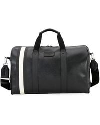 bally leather duffle bag