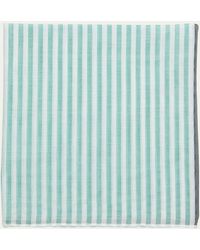 Simonnot Godard - Buren Cotton Stripe Pocket Square - Lyst