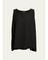 Eskandar - Lightweight Silk A-Line Shell - Lyst