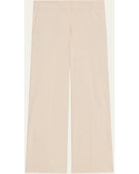 Theory - Terena Cropped Wide-leg Pants - Lyst