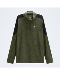 Berghaus - Farndale+ Long Sleeve Half Zip Tech Tee - Lyst