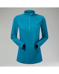 Berghaus - 24/7 Half Zip Maternity Long Sleeve Tech Tee - Lyst
