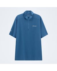 Berghaus - Bowburn Half Zip Tech Tee - Lyst