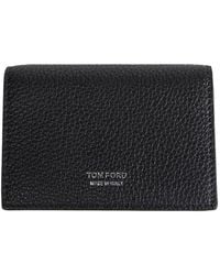 Tom Ford - Accessori Business Card Holder Soft Grain Leather - Lyst