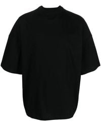 Jil Sander - T-Shirt Classico A Maniche Corti Con Collo A Rondo - Lyst