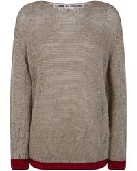 Comme des Garçons - Round Neck Long Sleeves T-.Shirt - Lyst
