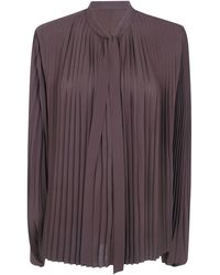 Tom Ford - Shirt Lavalliere "Viscose Crepe De Chine Sunray Plisse" - Lyst