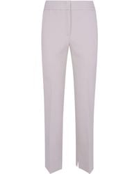 Peserico - Pants Flared Crop Trousers - Lyst