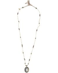 Sharing - Short "Tibetan Vvv" Pendant Necklace - Lyst