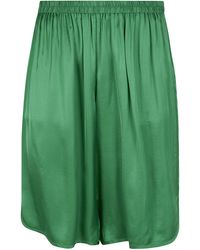 Frankie Shop - Nelis Satin Bermuda Shorts - Lyst