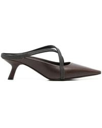 Brunello Cucinelli - Square Pointed Sandals - Lyst