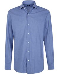 Barba Napoli - Shirt Classic Light "Chevron Classic Shirt" - Lyst