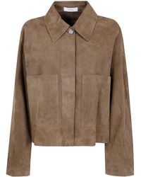 JOSEPH - Jacket Light Suede "Aitna" - Lyst