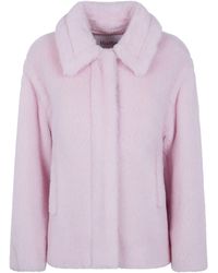 Max Mara - "Mxmfuggito" Single Breasted Short Classic Coat - Lyst