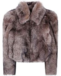 Chloé - Jacket Fur Leather "Fur Coat" - Lyst