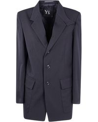 Y's Yohji Yamamoto - "Notched Lapel" Gabardine Jacket - Lyst