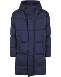 Herno - Piumino Lungo Con Cappuccio - Lyst