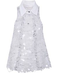 Aviu - Embroidered 'Fluttuanti' Top - Lyst