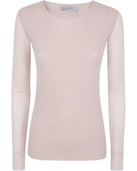 D.exterior - D. Exterior Sweater Round Neck "Tulle" - Lyst
