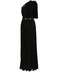 Elisabetta Franchi - Single Shoulder Dress With Belt - Lyst