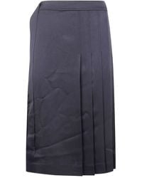 JOSEPH - "Jeanne" Skirt Light Crepe - Lyst