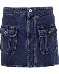 JW Anderson - Curved Mini Skirt - Lyst