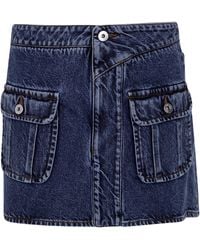JW Anderson - Curved Mini Skirt - Lyst
