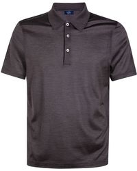 Barba Napoli - Silk Polo Shirt - Lyst