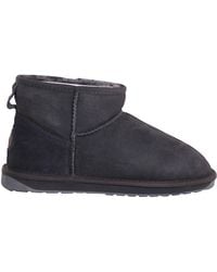 EMU - Stivali Suede Charcoal "Stinger Micro Boot" - Lyst