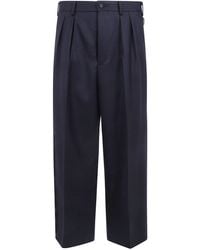 Comme des Garçons - Trousers Double Pleated "Double Pinces Wool Cl - Lyst