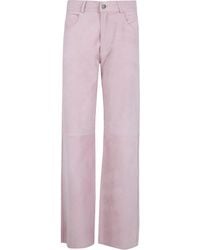 Haikure - "Korea Suede" Bootcut Leg Trousers - Lyst