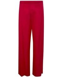 Blugirl Blumarine - Satin Long Trousers - Lyst