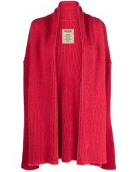 Uma Wang - Ribbed-knit Frayed Cardigan - Lyst